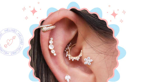 Joyas para piercing tragus: tendencias, materiales y cómo elegir la ideal