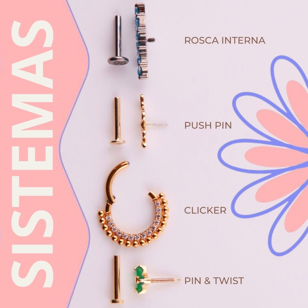 Sistemas de cierre para piercings: guía completa de seguridad y comodidad