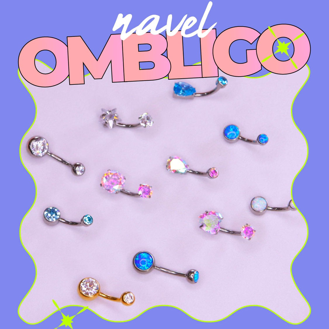 Piercings de Ombligo en Titanio Premium