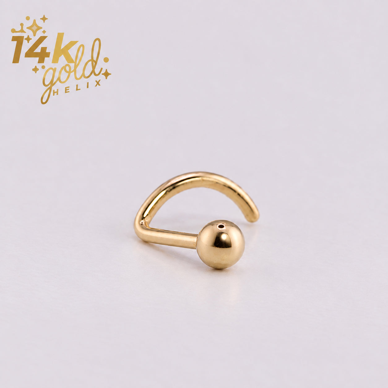 Nostril Spiral Oro 14K