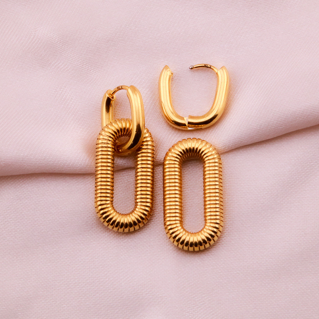 Aretes Modulares Rectangulares en Acero Inoxidable – Dorado PVD y Plateado