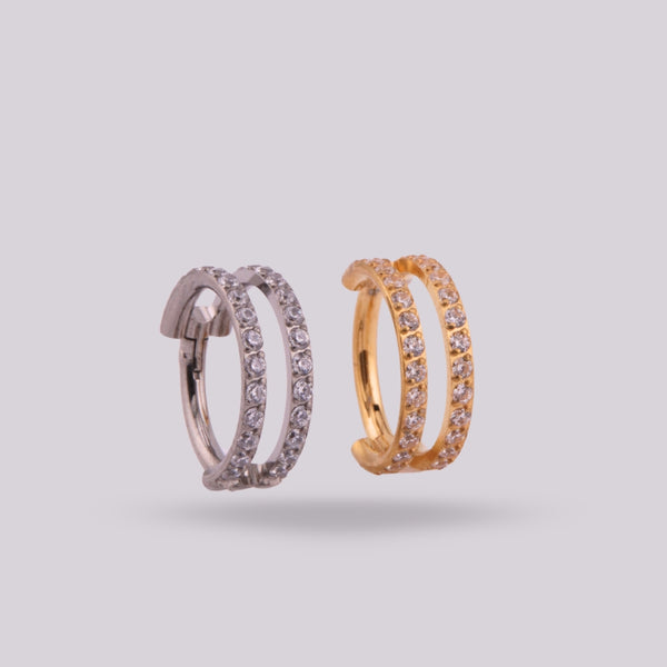 Fresia Hoop – Implant‑Grade Titanium Double Zirconia Clicker