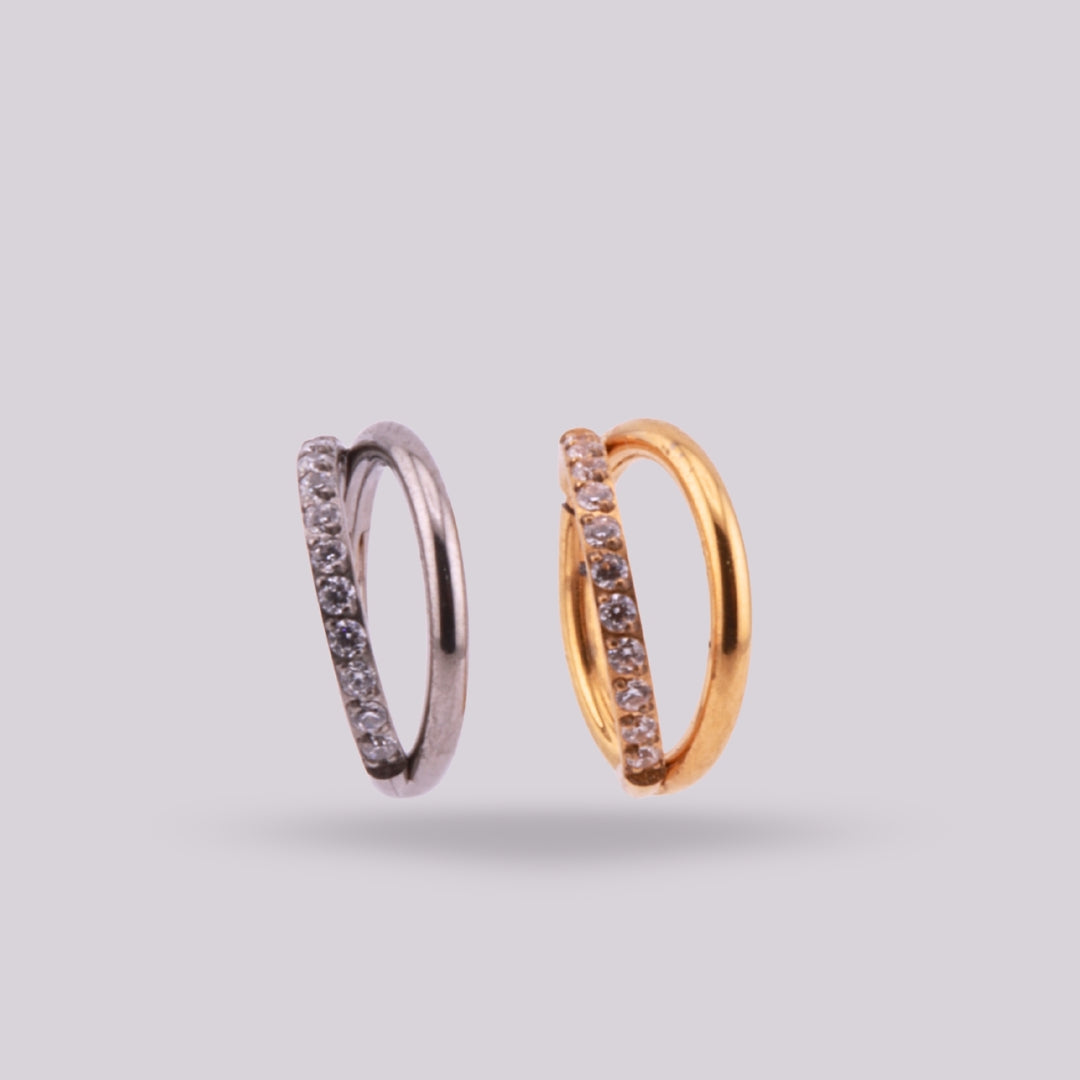 Ether Ring in Implant Grade Titanium with Zirconias