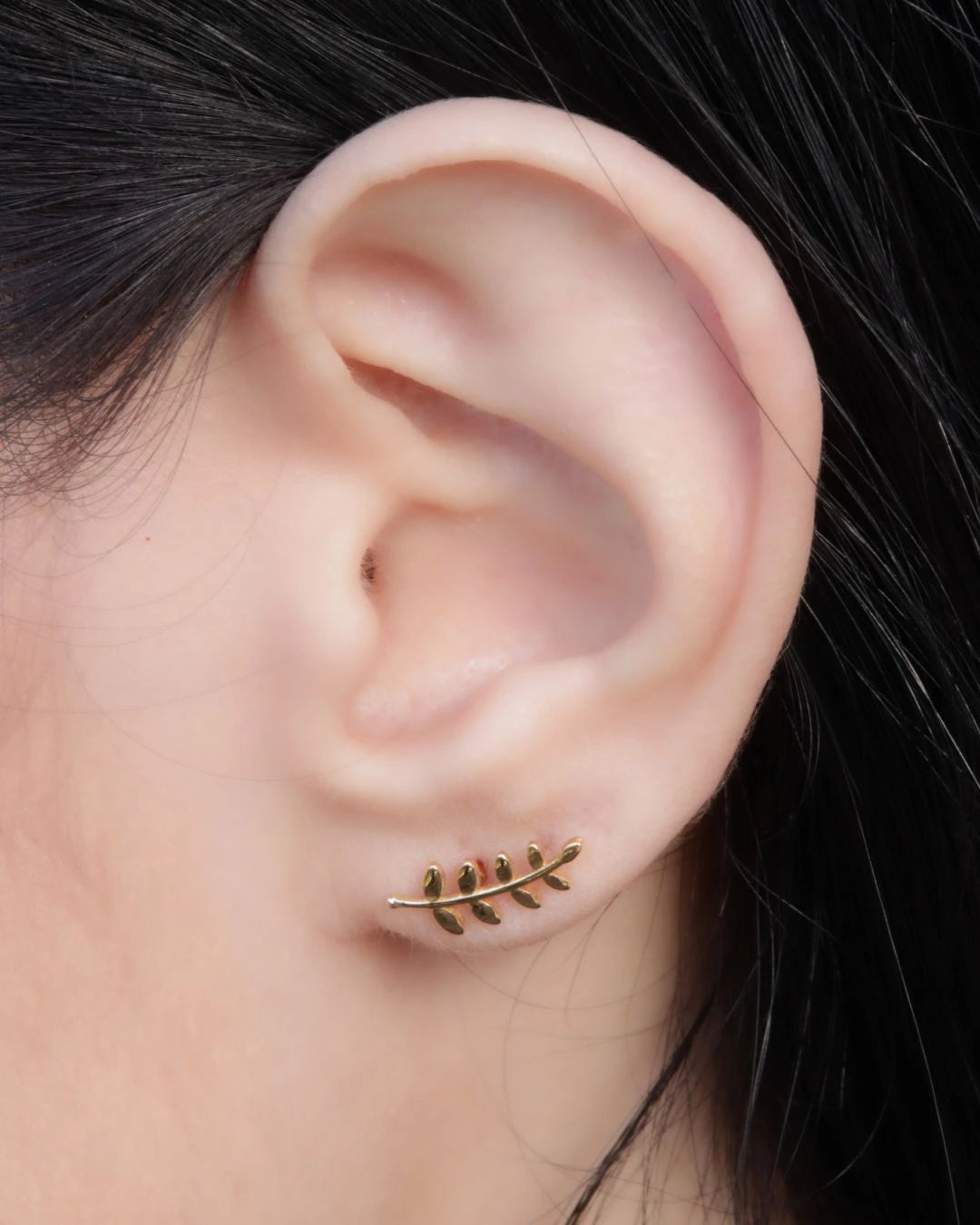 Labret Laurel con Pétalos | Oro 18K