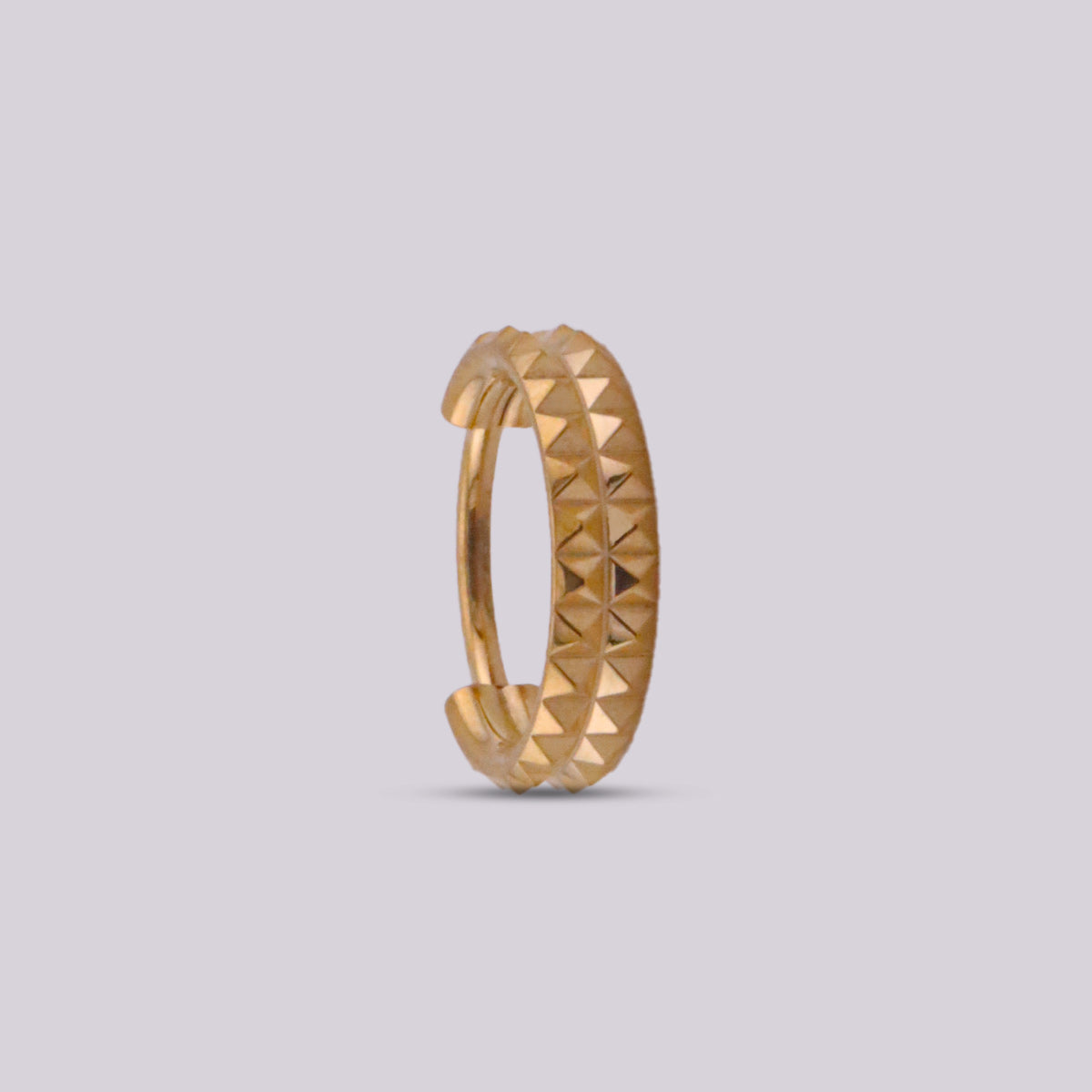 Aro Clicker Mila en Titanio – Dorado