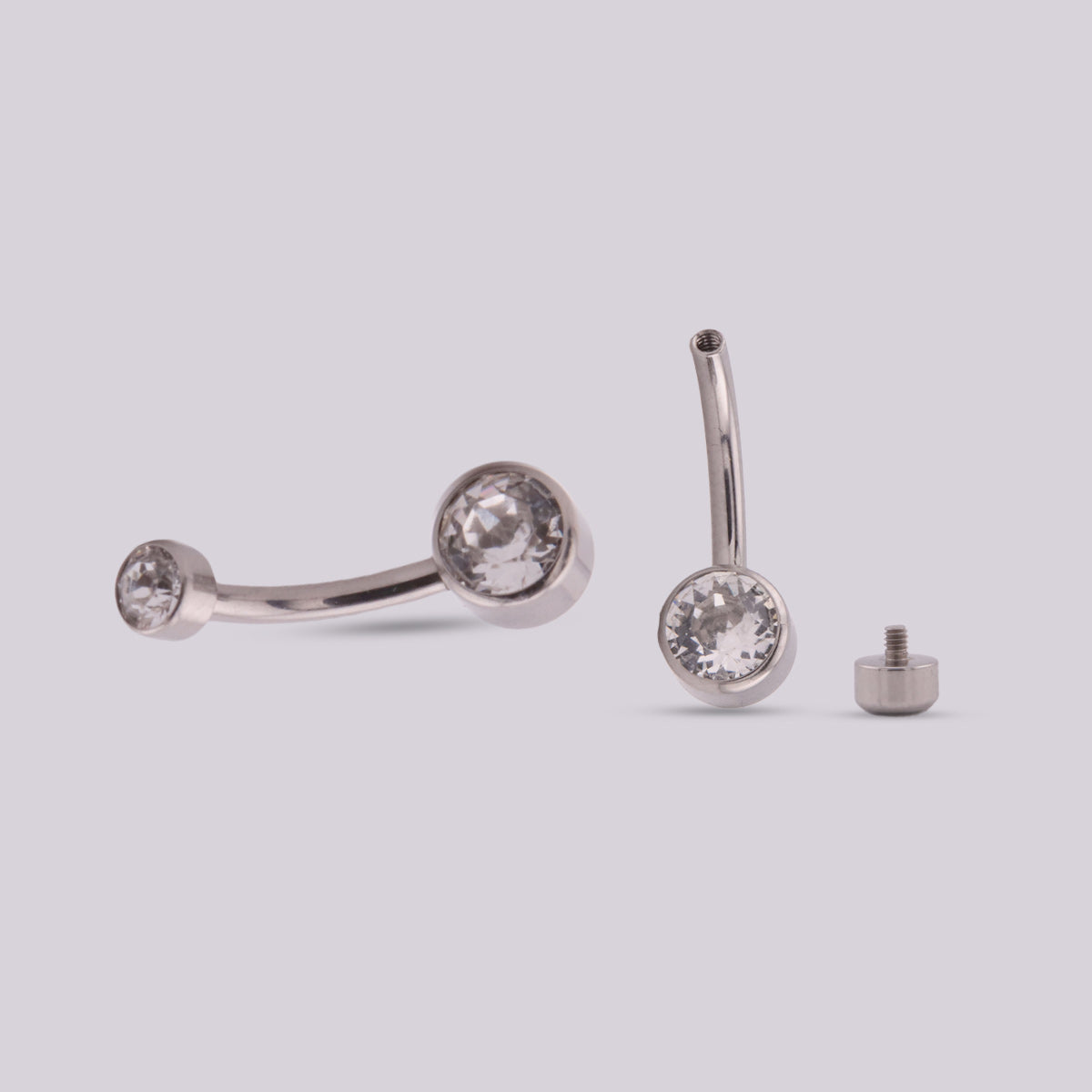 Piercing de Ombligo Crystal Clear