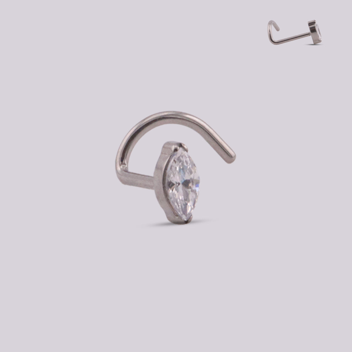 Piercing Nariz Marquise en Titanio