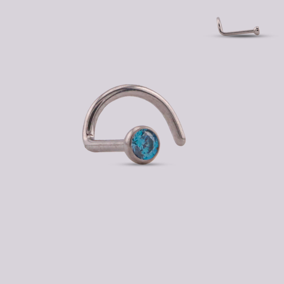 Nostril Aqua in Titanium
