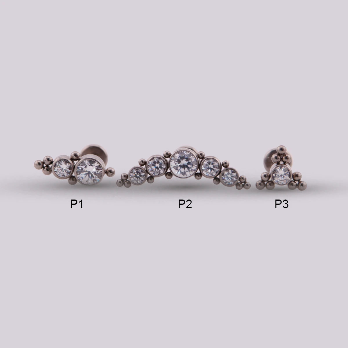 Labret Powerful en Titanio