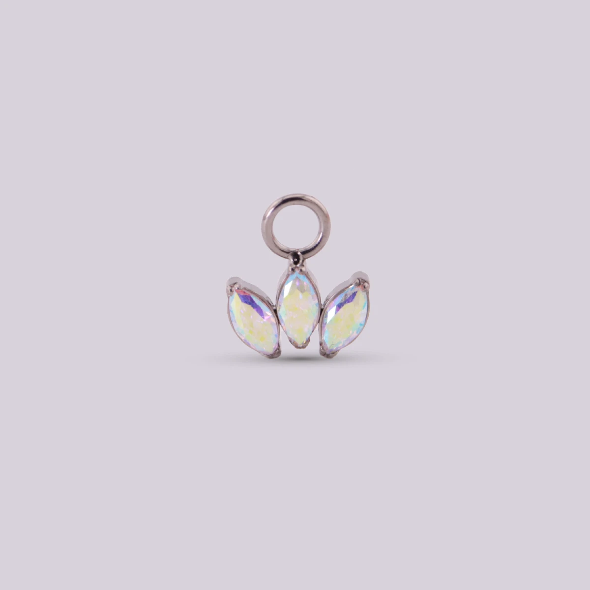 Charm Corona en Titanio para Piercings