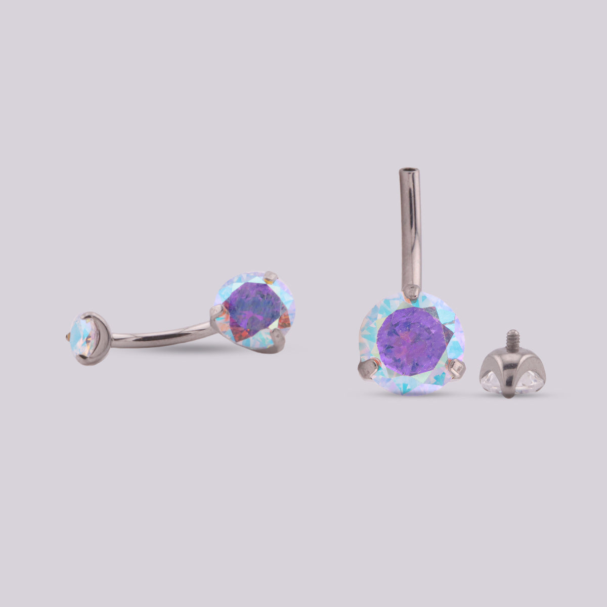 Piercing Ombligo Snow en Titanio