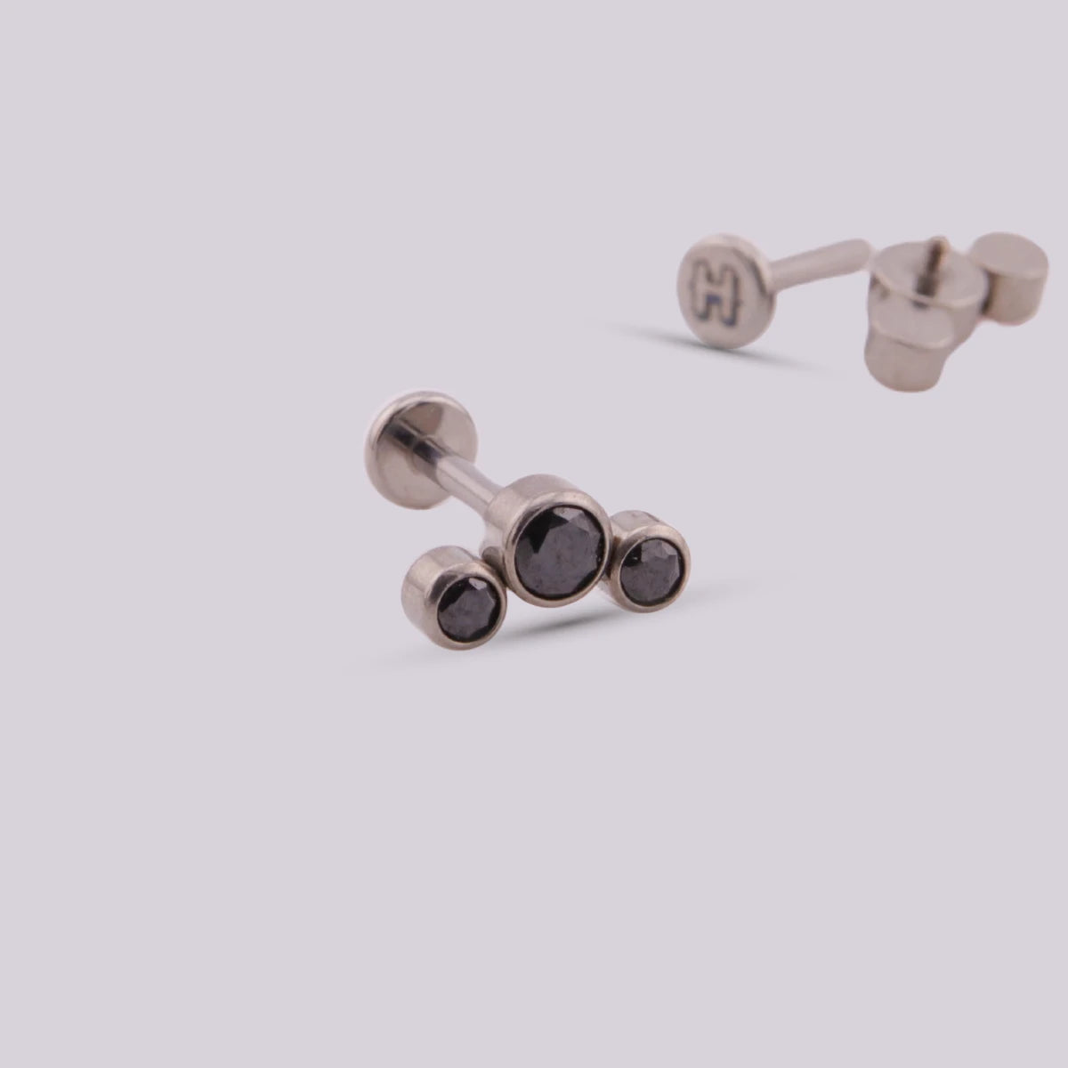 Labret Trio en Titanio – Multicolor