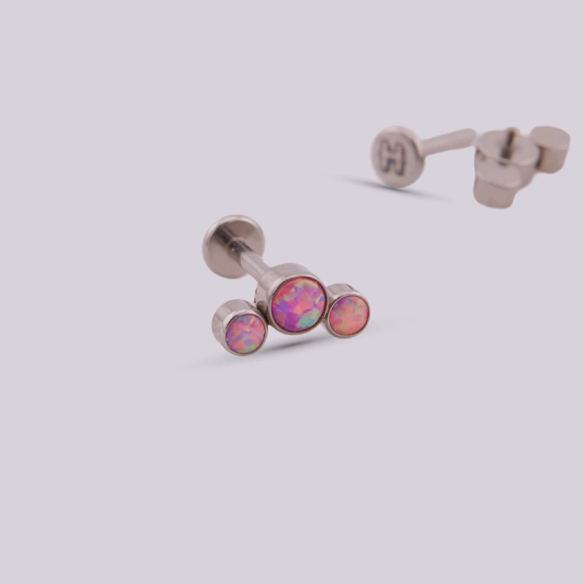 Labret Trio en Titanio – Multicolor