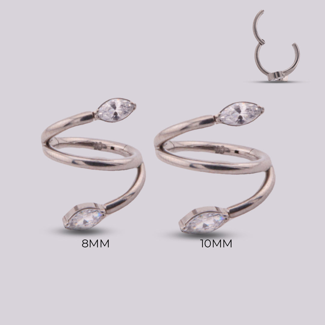 Aro Doble SOFI en Titanio