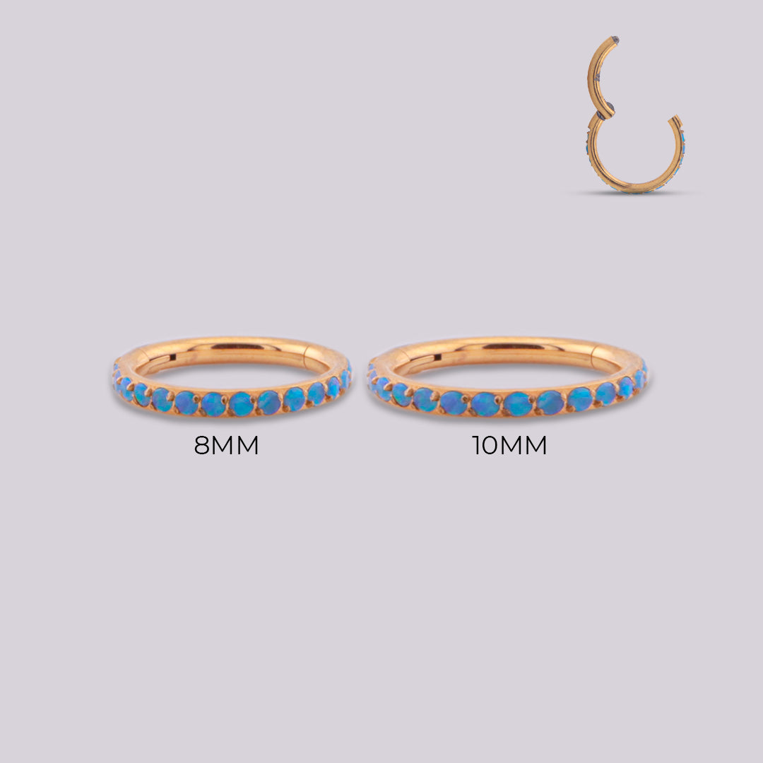 Blue Opal SUNY Ring