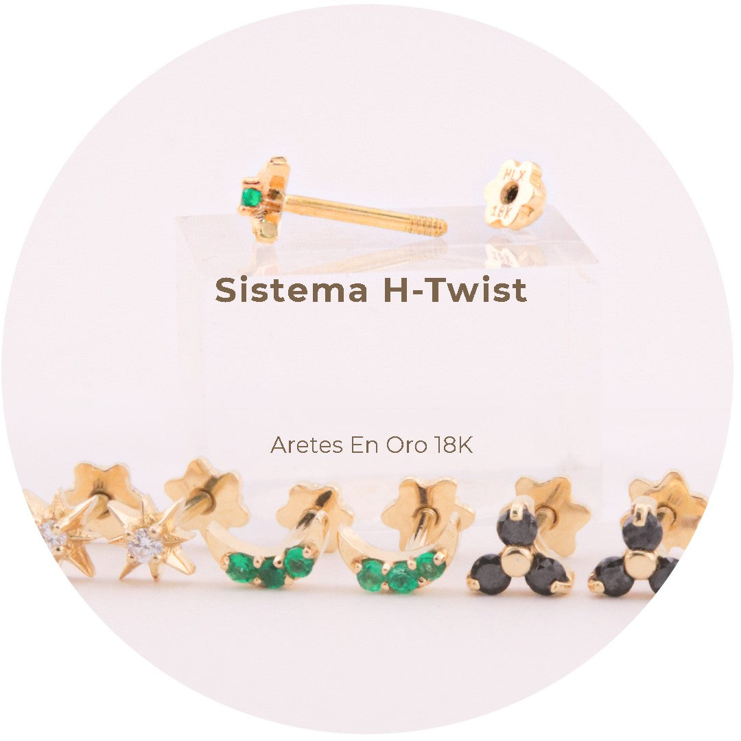 Aretes de Oro 14K y 18K