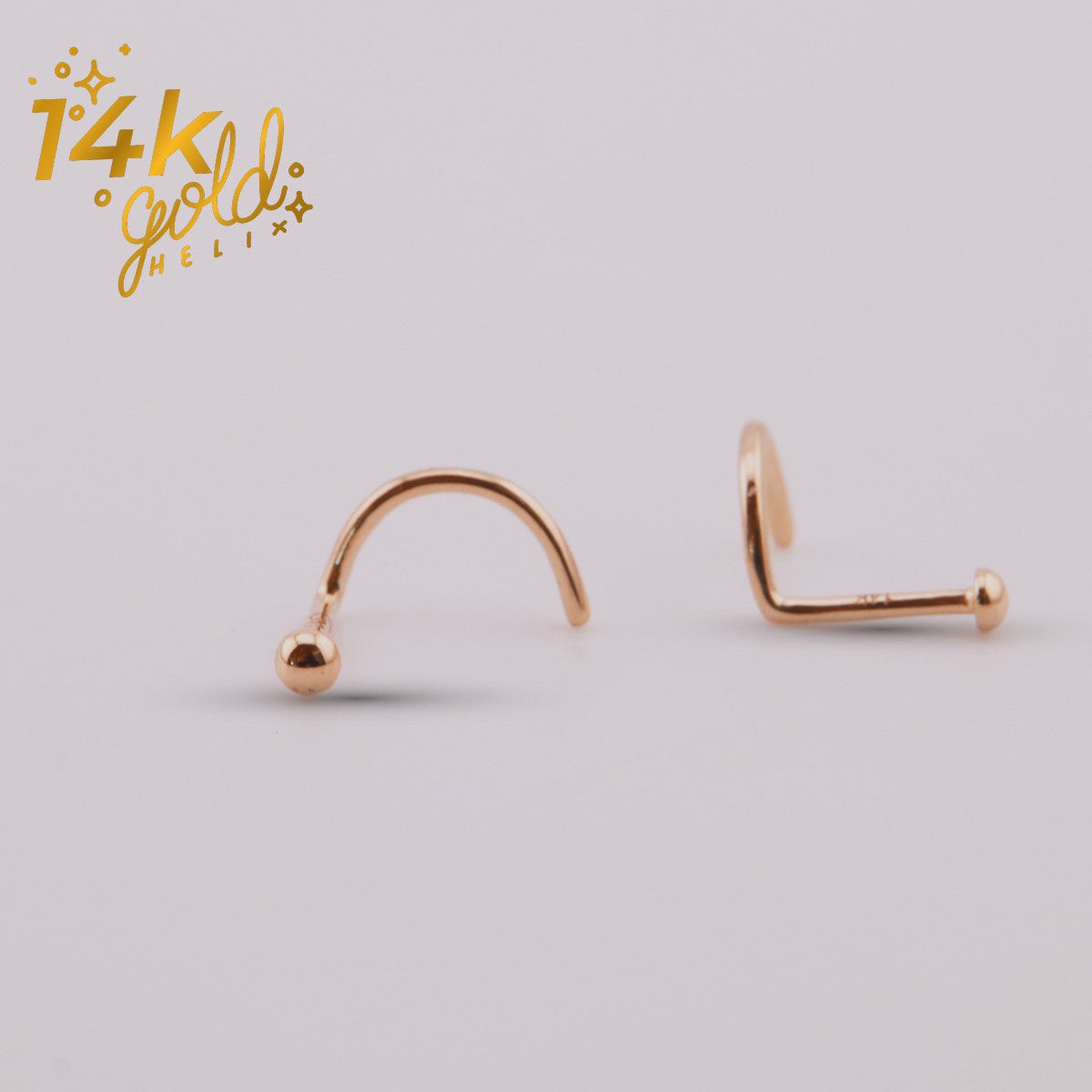 Nostril Spiral Oro 14K